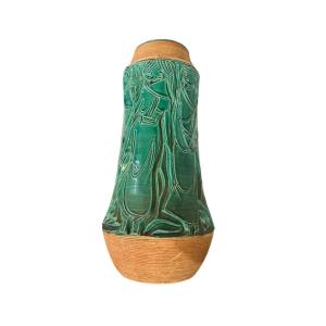 Vase En Céramique, “italy”, Année 60