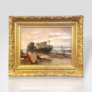 Tableau de Louis-Robert Carrier-Belleuse (1848-1913)