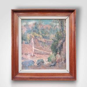 Edouard Verschaffelt, View Of Bou Saâda, 20th