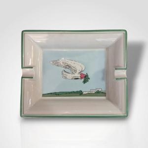 Hermès, Porcelain Ashtray, 20th Century