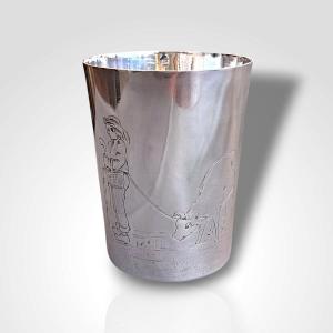 Timbale en argent, Charles Tirbour, XXe
