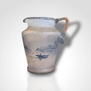 Glass Milk Jug, Daum, Late 19th Century