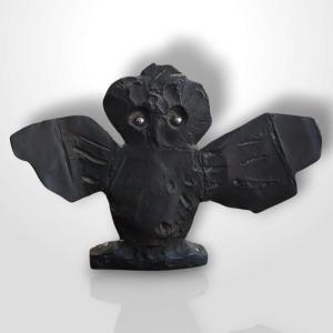 Bronze chouette ou hibou, XXe