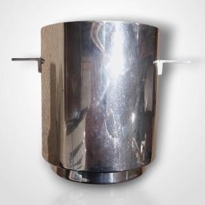 Christofle, seau à glace en métal argenté , art déco