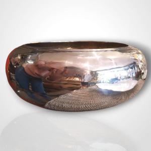 Coupe en argent massif, Italie,  XXe