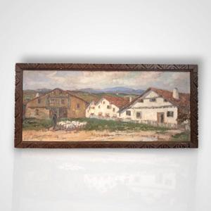 Louis Floutier, vue d’Ainhoa, XXe