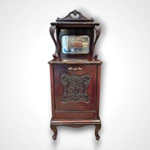 Mahogany Coal Cabinet, England, Early 20th Century