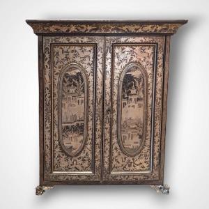 Lacquered Cabinet, China, 19th Century.