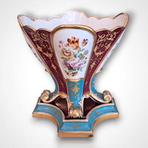 Jacob Petit, jardinière en porcelaine, vers 1840