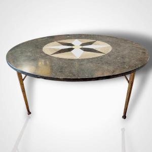70s Round Coffee Table