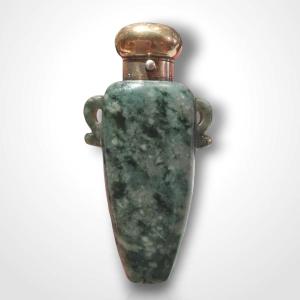 Flacon à parfum en agate mousse, XXe