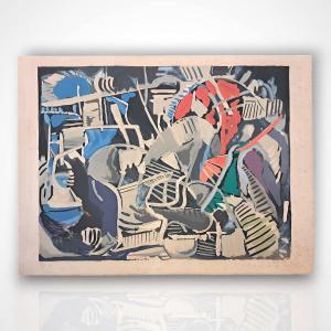 André Lanskoy, lithographie, milieu XXe