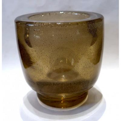 Daum Nancy Bubble Glass Vase