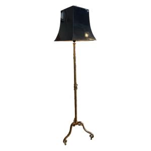 Maison Ramsay, Gold Leaf Floor Lamp, Circa 1950 