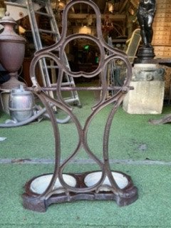 Umbrella Stand Enamelled Cast Iron-photo-2