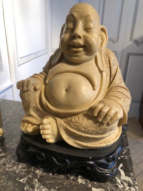 Twentieth Ivory Laughing Buddha