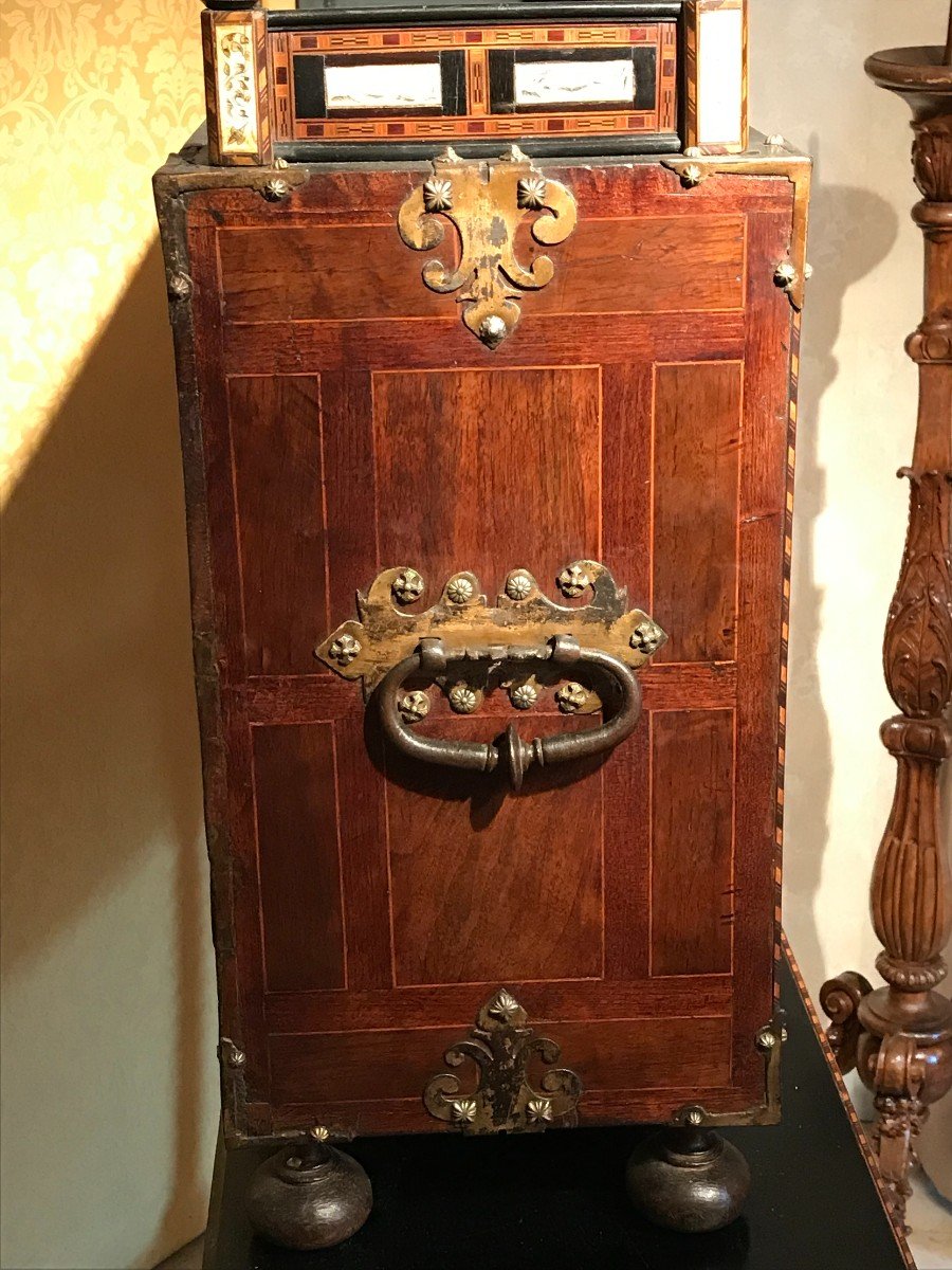 Louis XIII Cabinet, 17th Century, Hunting Scenes, Italy-photo-5