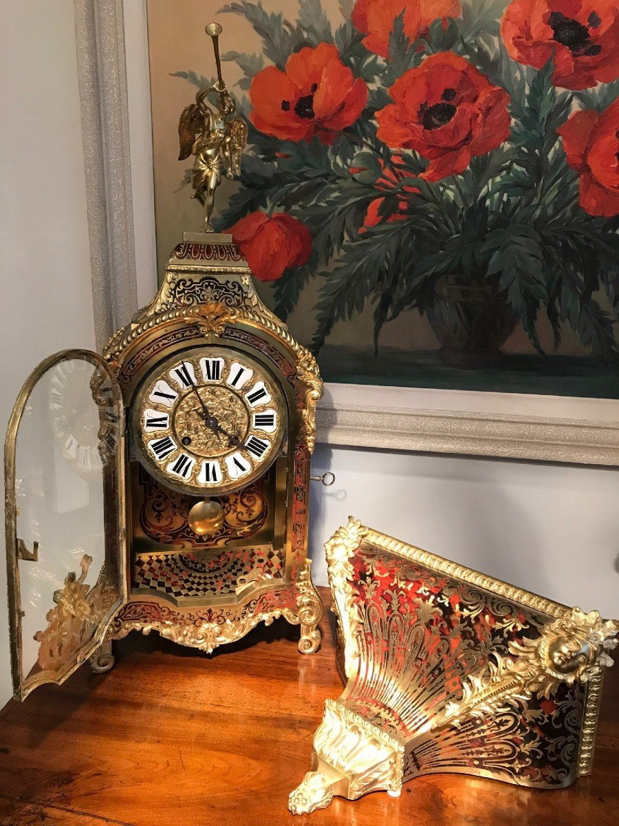 Cartel In Boulle Marquetry, 19 Eme-photo-2