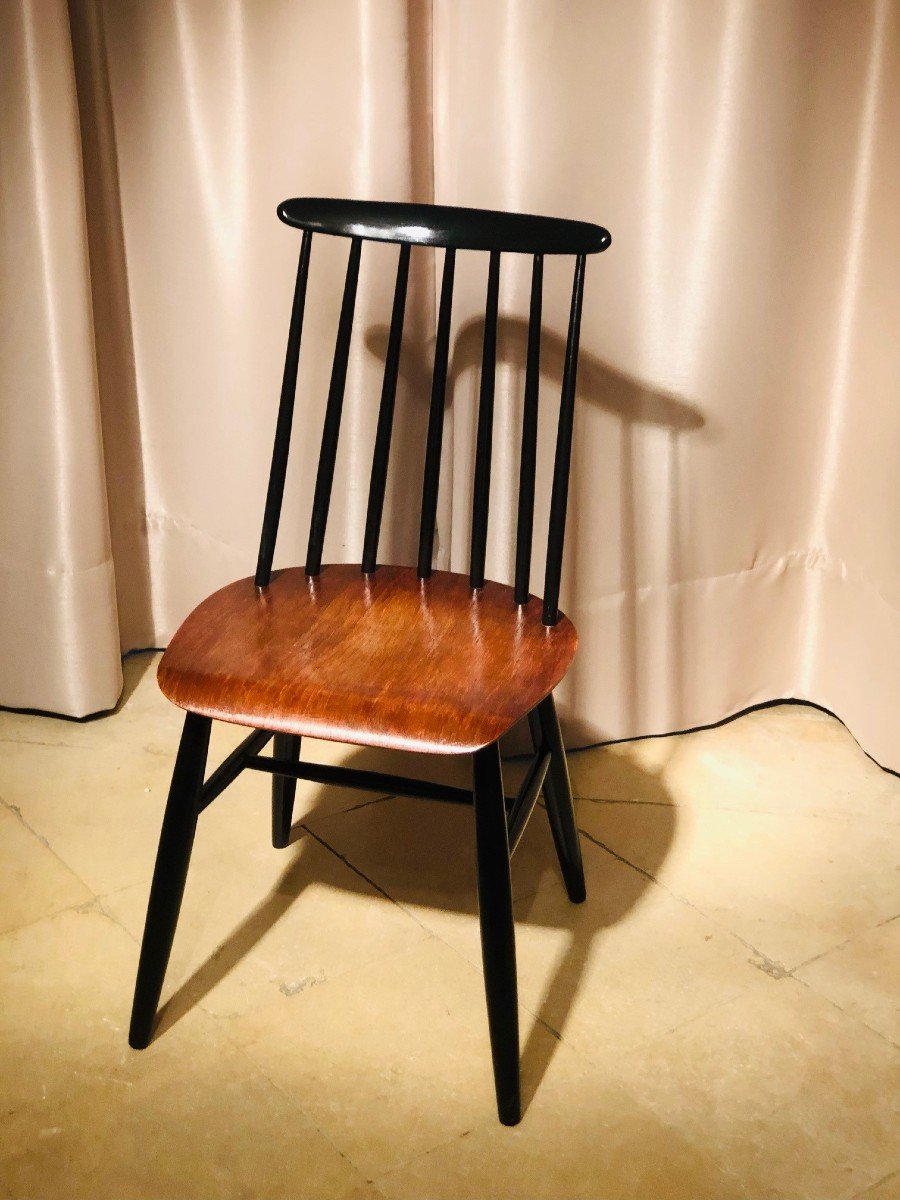 Série de 6 chaises scandinaves Ilmari Tapiovaara XXe-photo-1