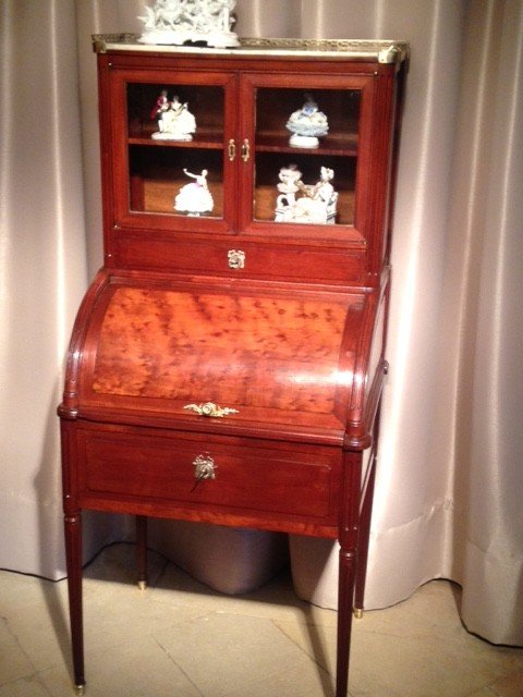 Cylinder Desk, Louis XVI Period, 18th Century-photo-1