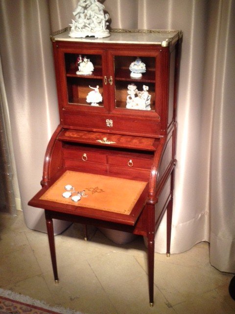 Cylinder Desk, Louis XVI Period, 18th Century-photo-4