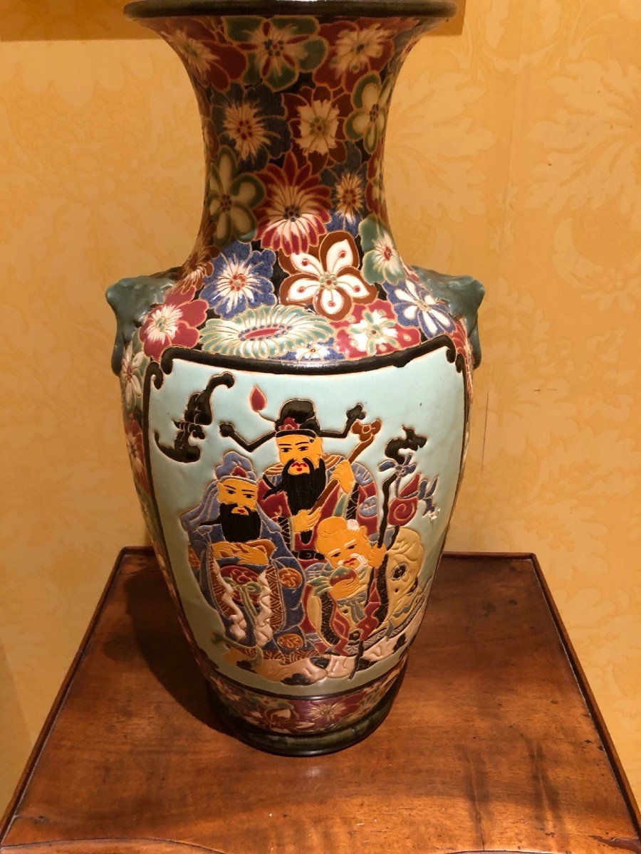 Grand vase chinois XIXe-photo-4