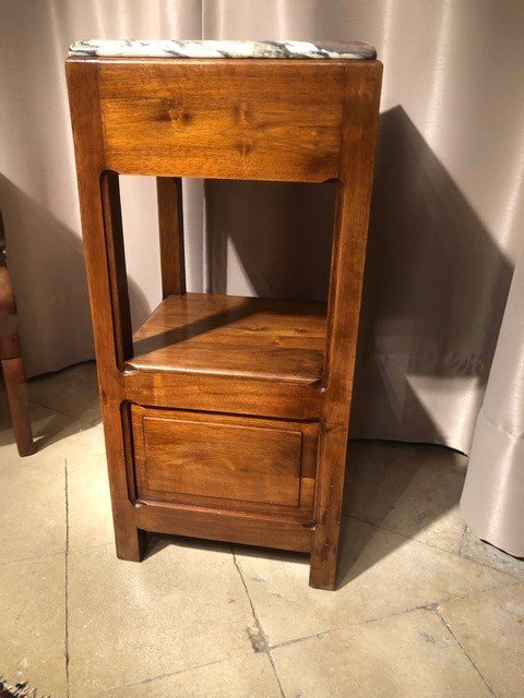 Louis Majorelle Art Nouveau Bedside Table-photo-3