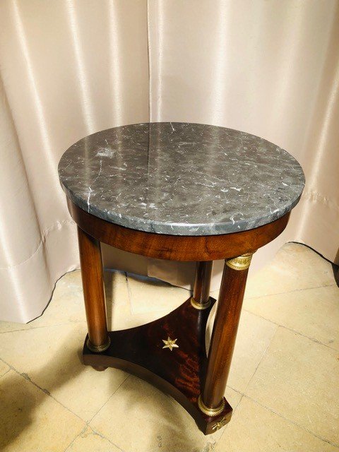 Table guéridon Empire estampillée G. Jacob-photo-4