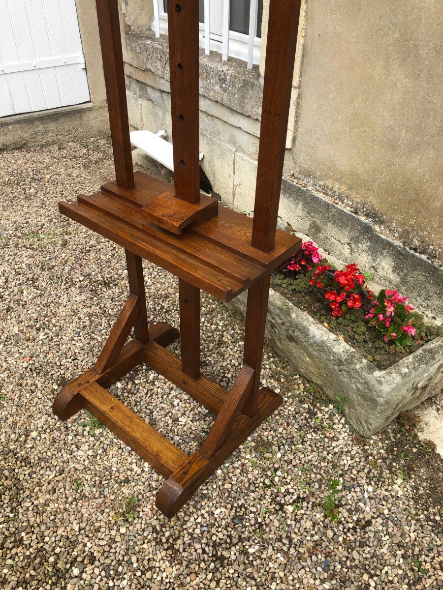 20th Century Oak Studio Easel-photo-4