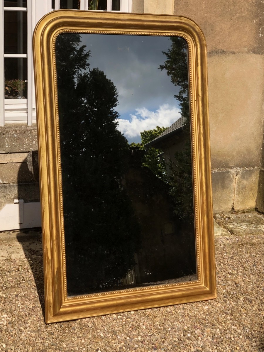 Louis Philippe Period 19th Century Gilded Mirror