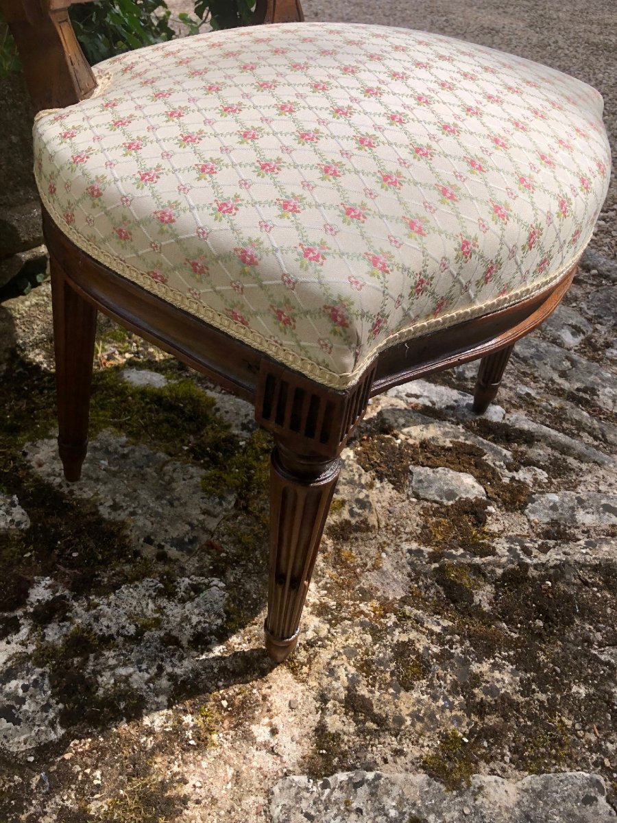 Louis XVI Period Chaise Longue, 18th Century-photo-2