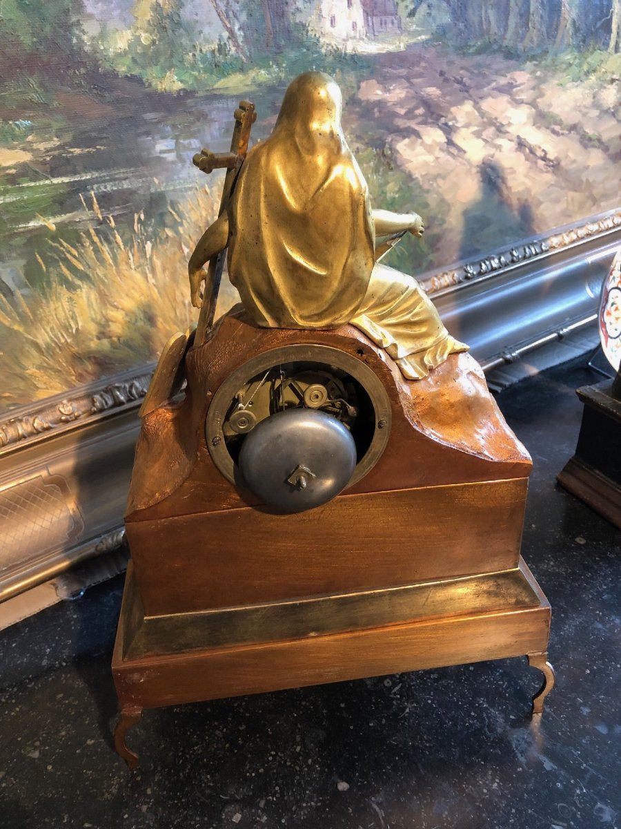 Horloge « Sainte Monique » Napoléon III-photo-3