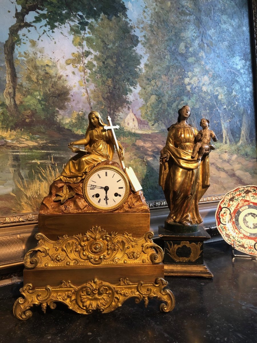 Horloge « Sainte Monique » Napoléon III-photo-6