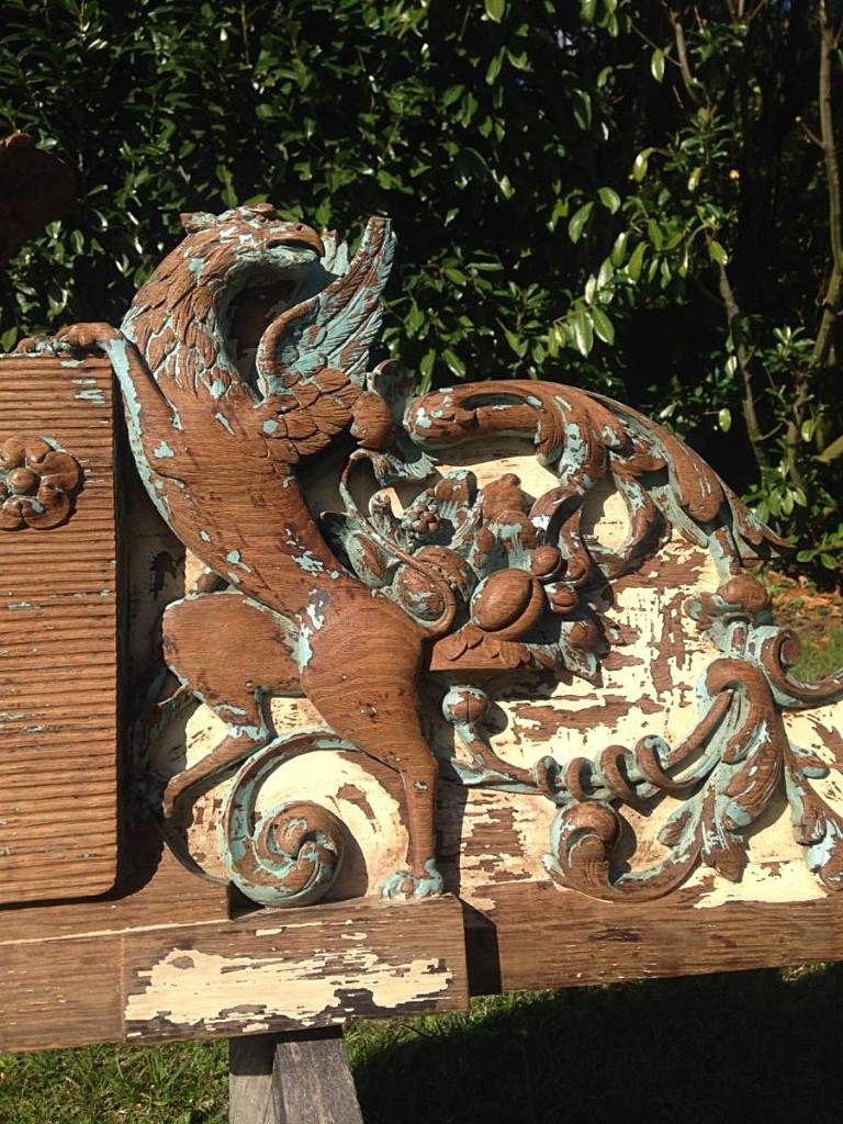 Decoration Carving Woodwork Arms Of Arenberg Nineteenth-photo-3