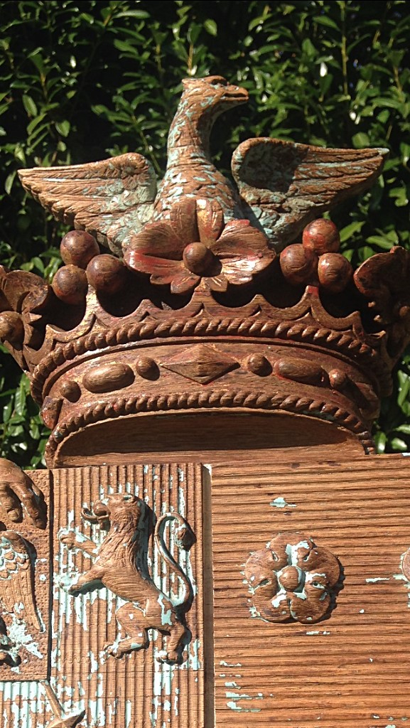 Decoration Carving Woodwork Arms Of Arenberg Nineteenth-photo-4