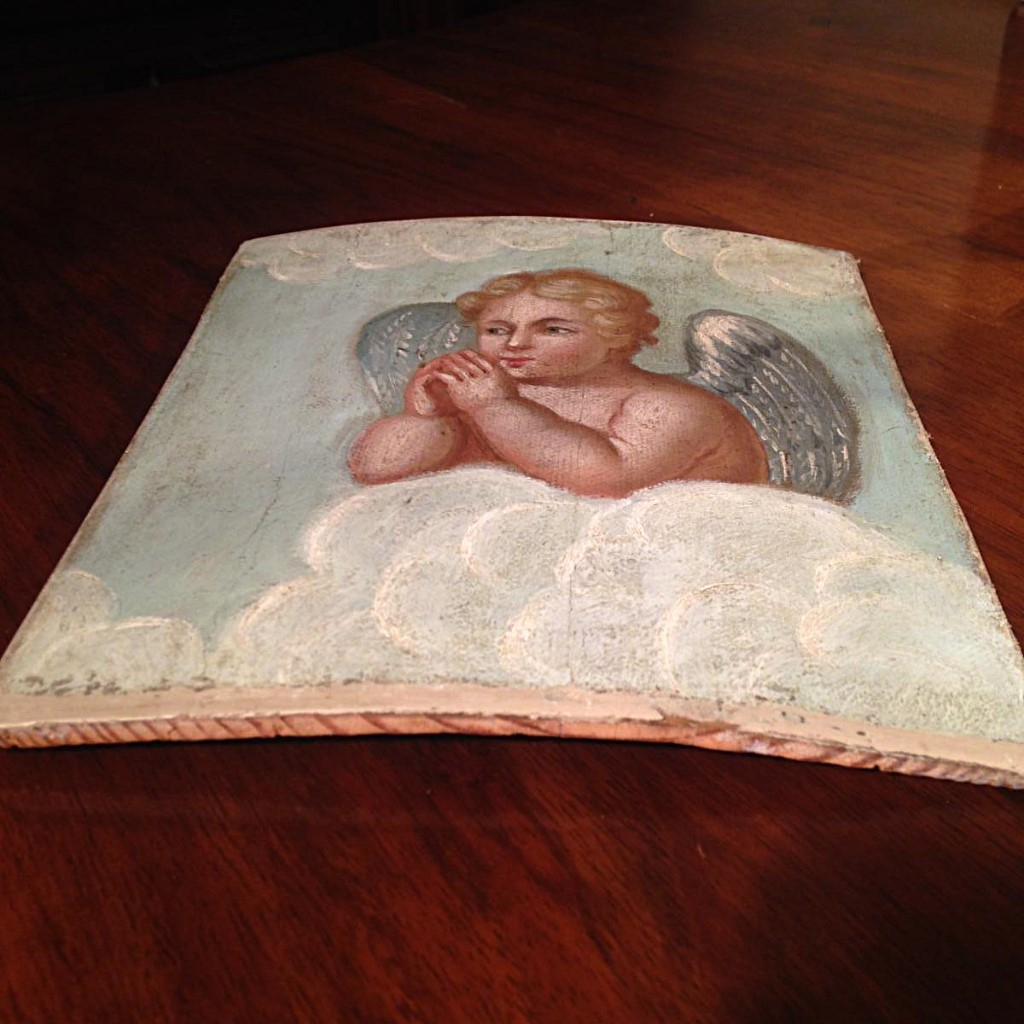 Putti Pair Of Small Paintings Late Eighteenth - Early Nineteenth-photo-2