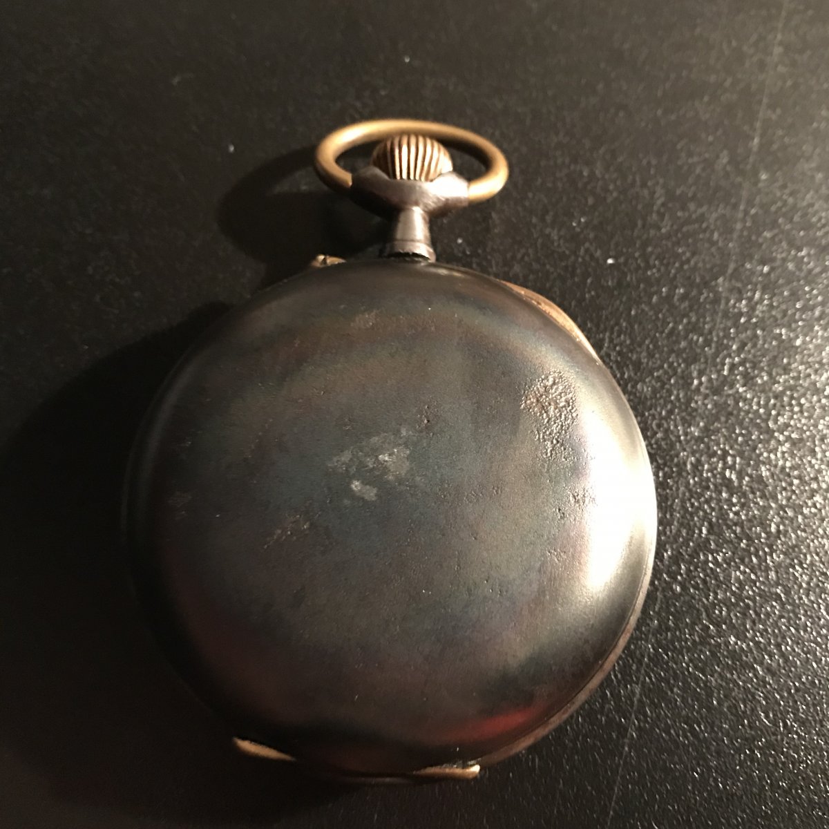 Steel Regulator Watch, Late 19th Century-photo-3