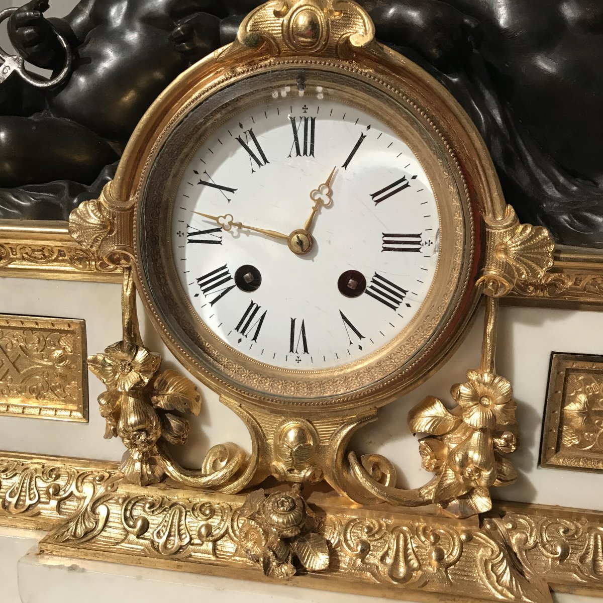 Horloge « aux Chérubins » Napoléon III-photo-3