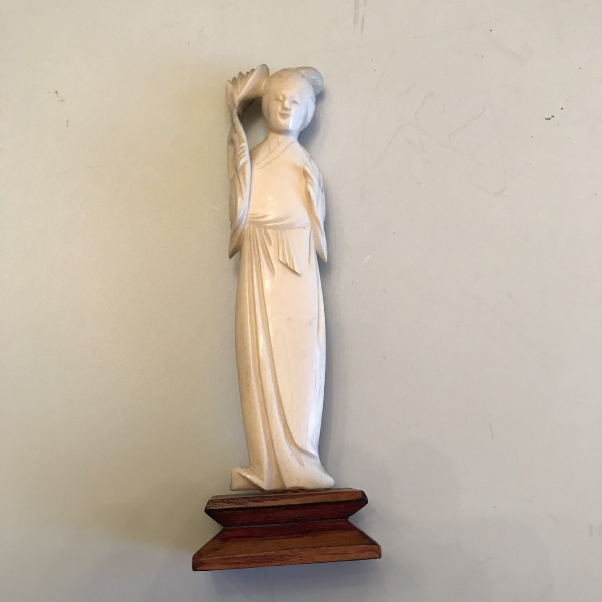 XXth Geisha Ivory Sculpture-photo-3