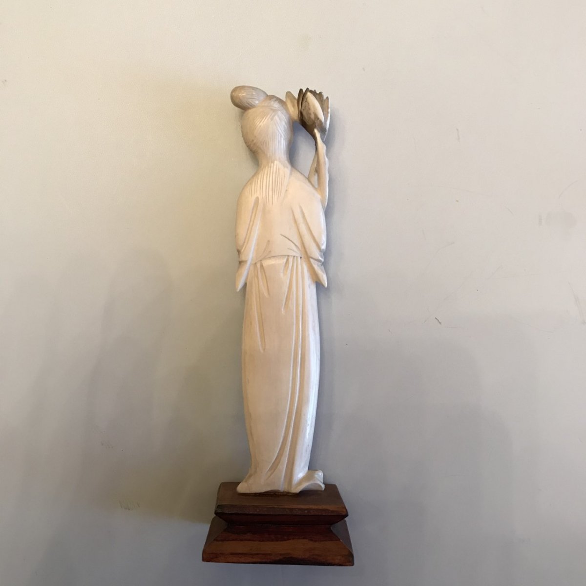 XXth Geisha Ivory Sculpture-photo-4