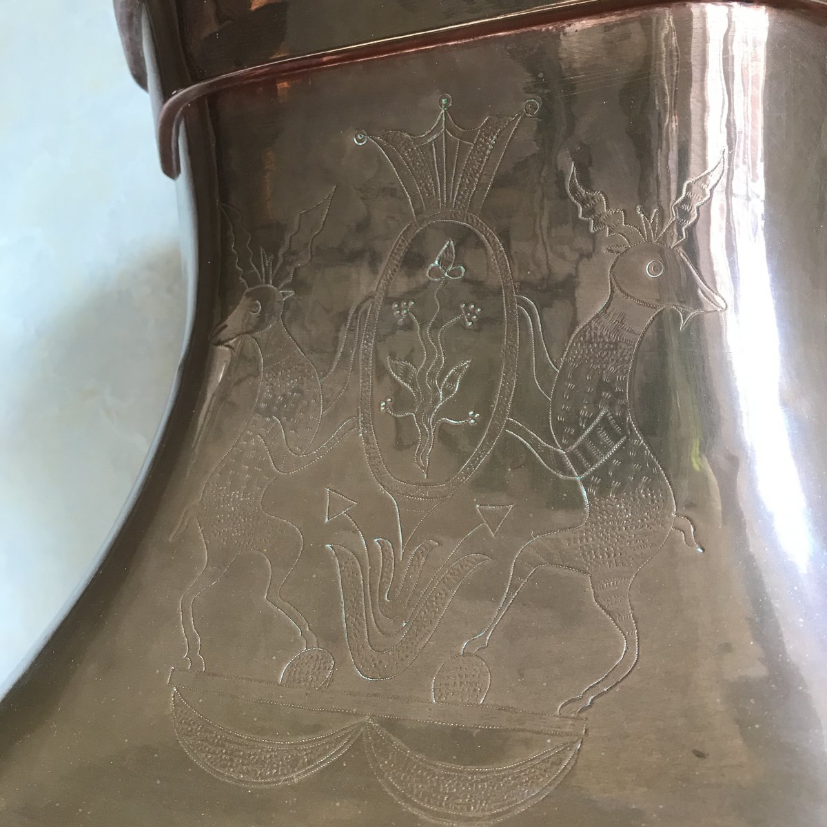 Copper Fountain XIX Cantal France-photo-4