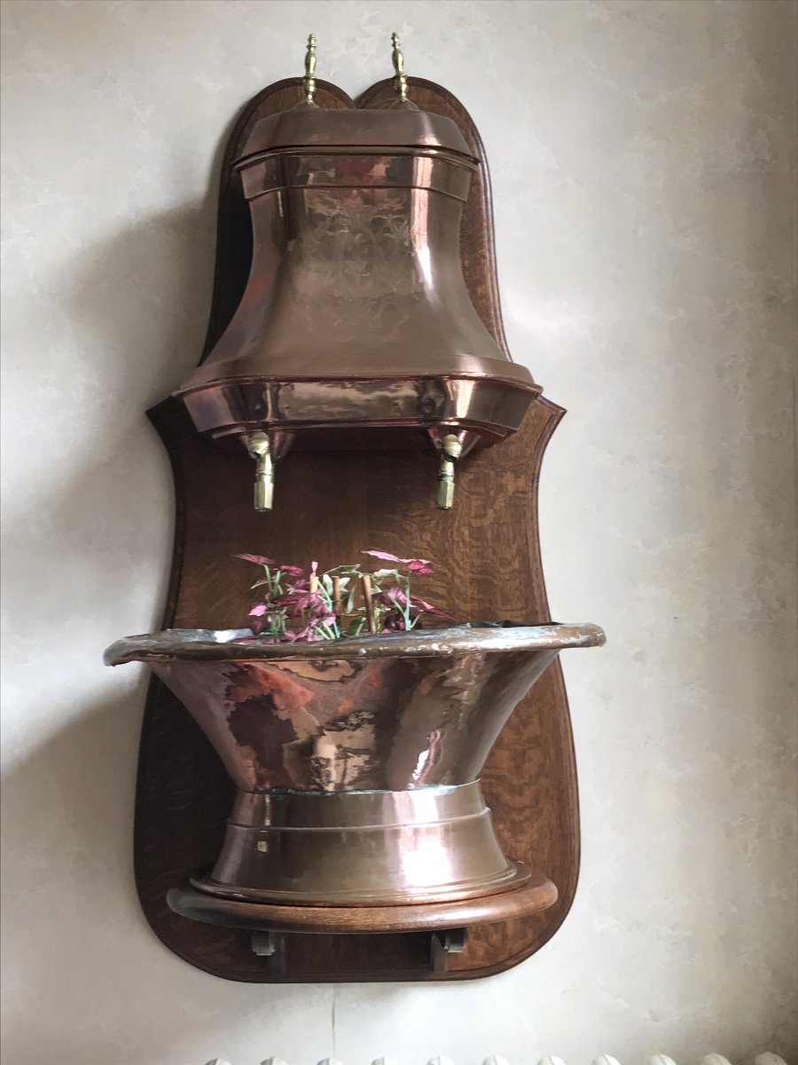 Copper Fountain XIX Cantal France