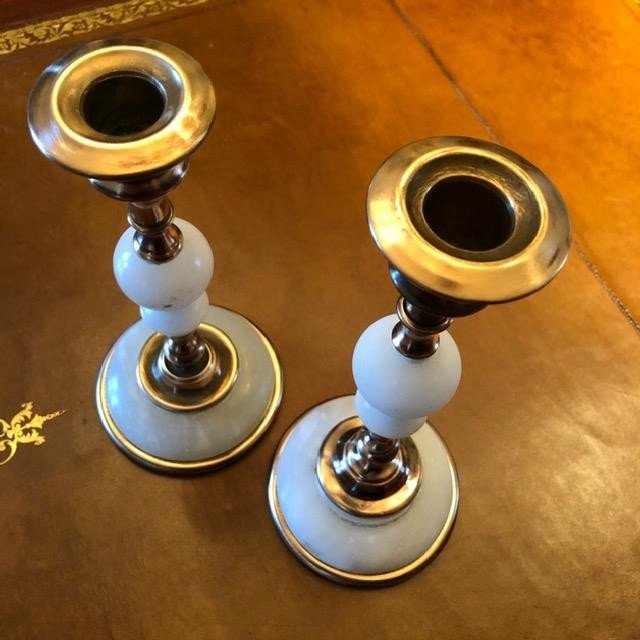 Pair Of Napoleon III Candlesticks-photo-2