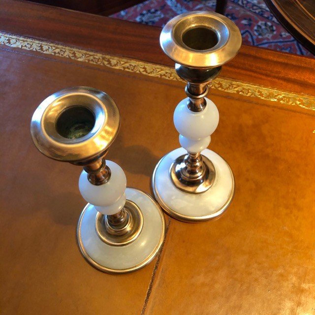 Pair Of Napoleon III Candlesticks-photo-4