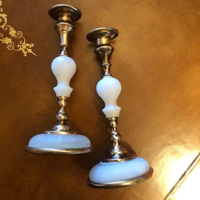 Pair Of Napoleon III Candlesticks