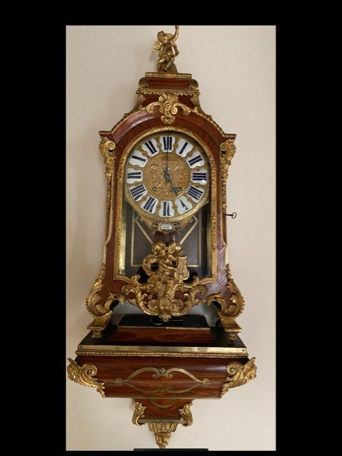 Louis XIV Decovigny Paris 18th Century Cartel-photo-2