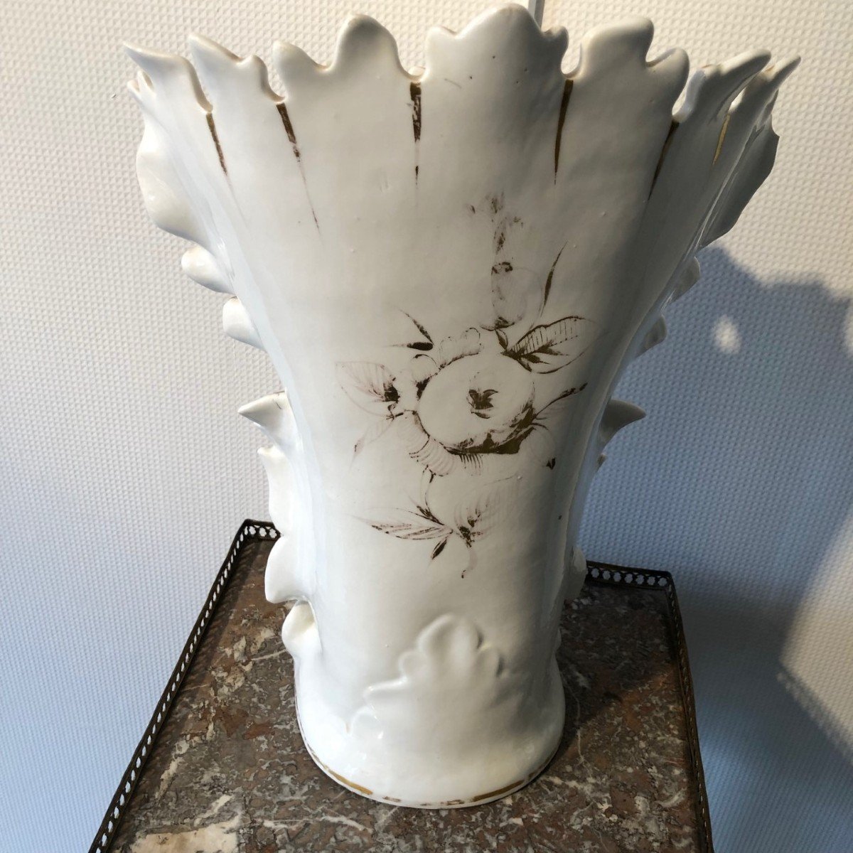 Grand Vase porcelaine de Paris Louis Philippe Napoléon III -photo-2