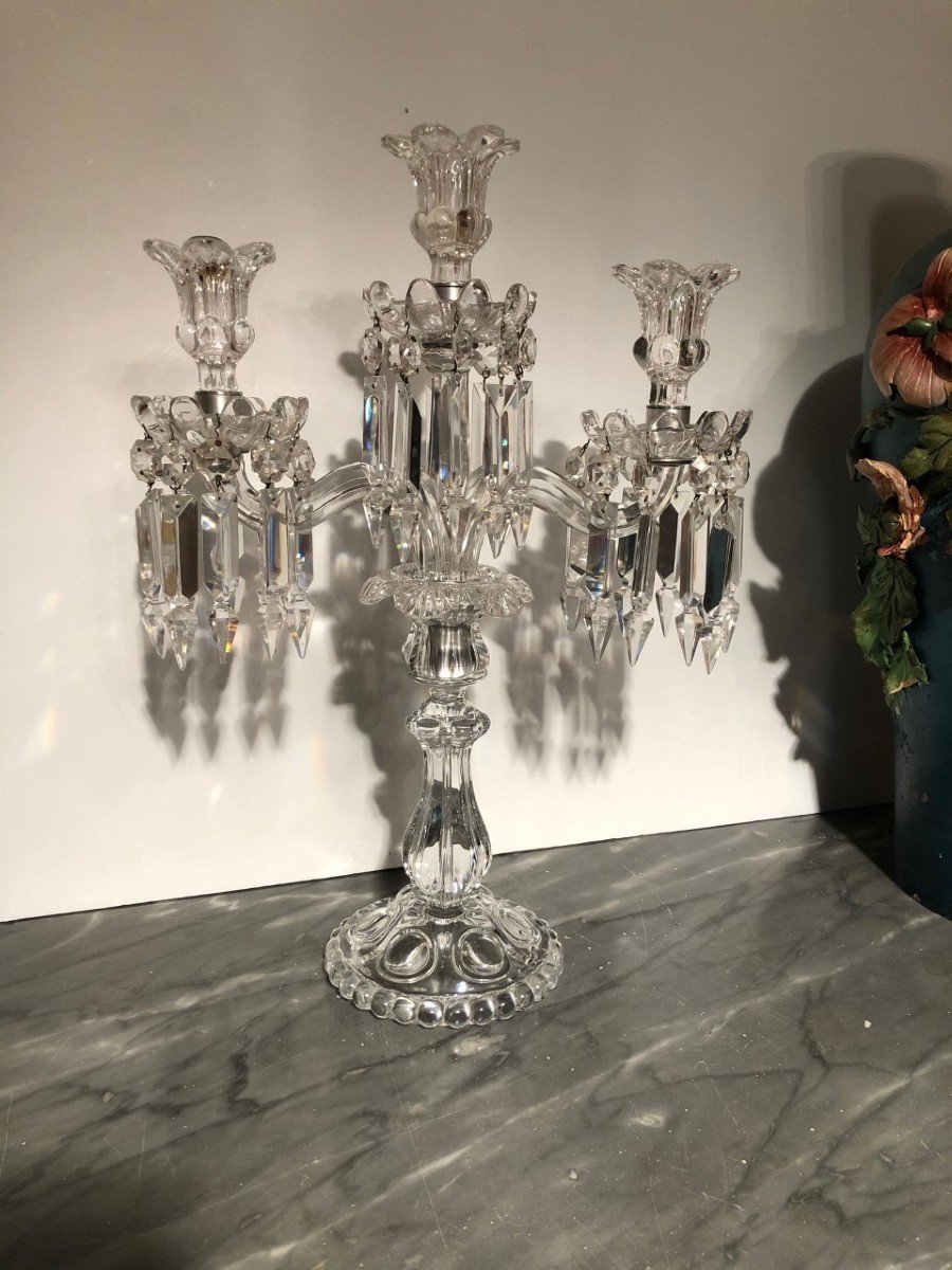 Baccarat Crystal Candelabra-photo-1