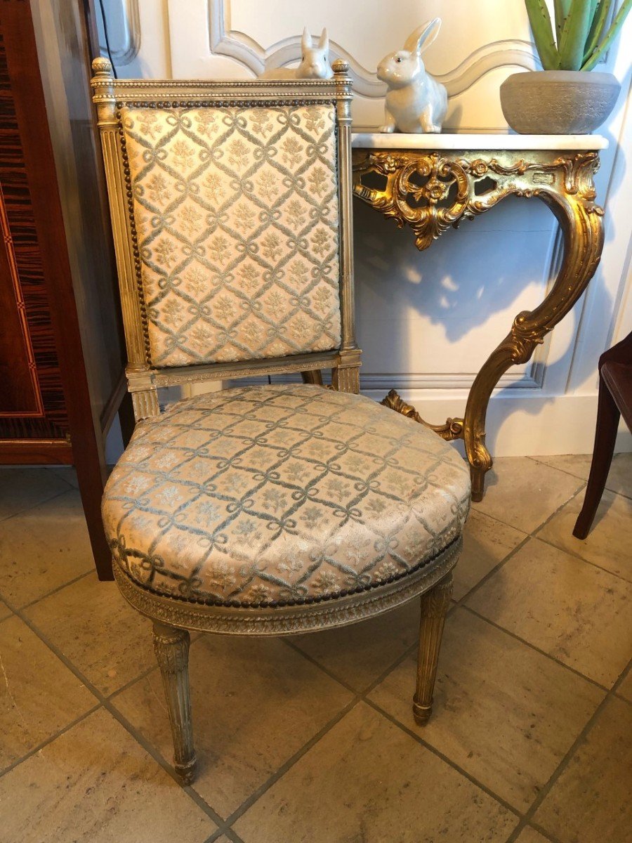 Chaise style Louis XVI Charles Bernel-Paris