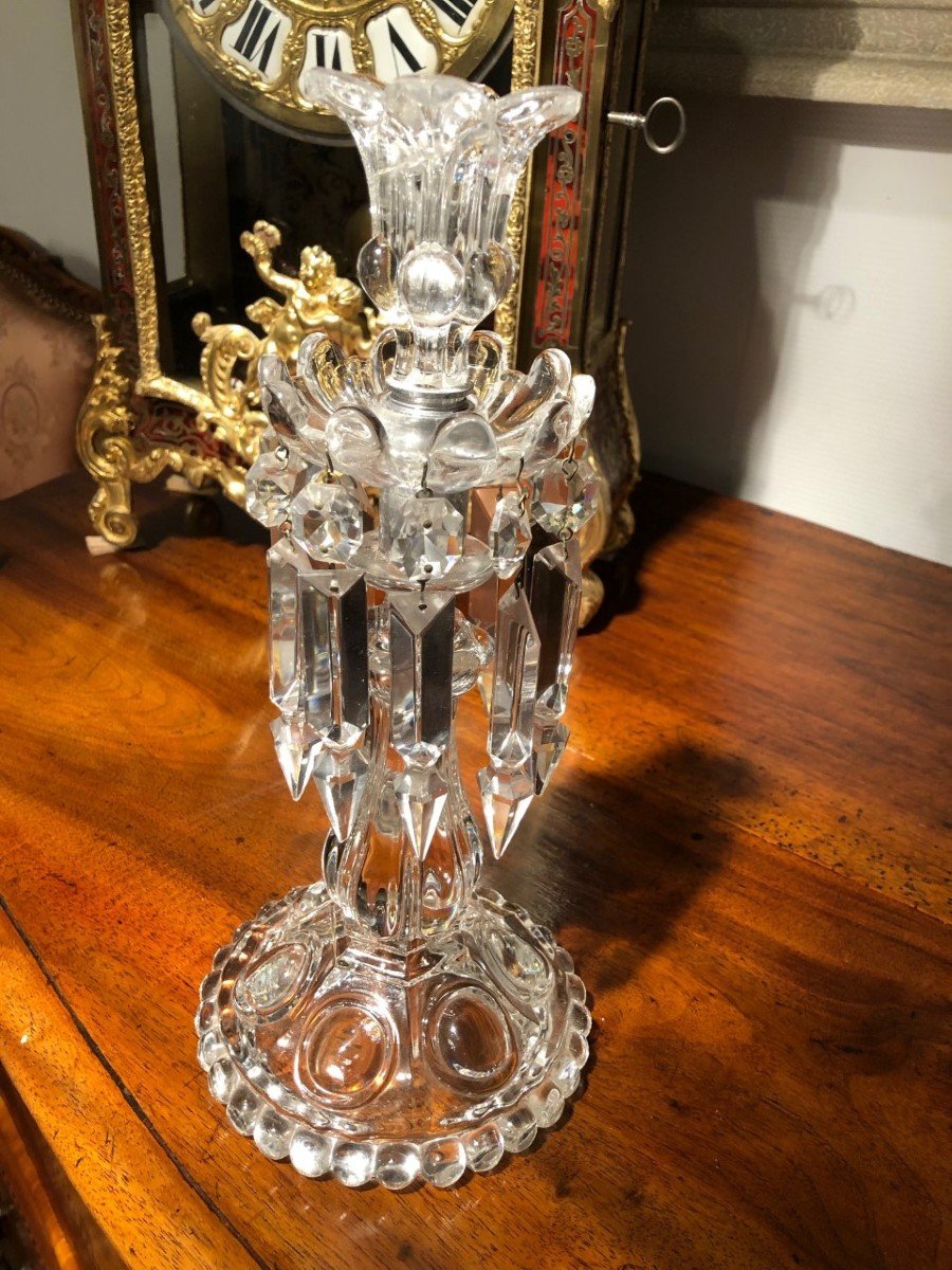 Bougeoir Baccarat fin XIXe-photo-1